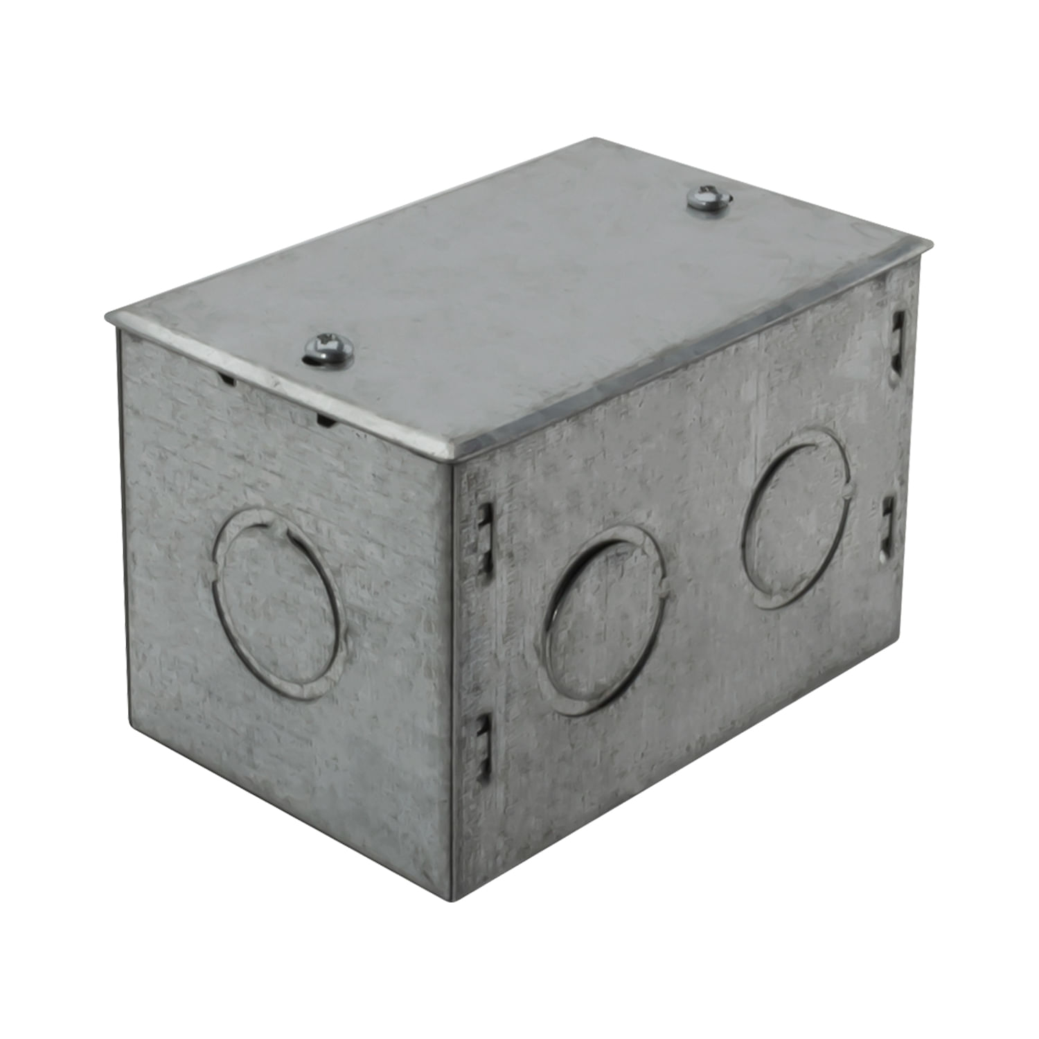 Caja Electro Galvanizada 100x65x65mm Con Tapa — Crompton — Crompton