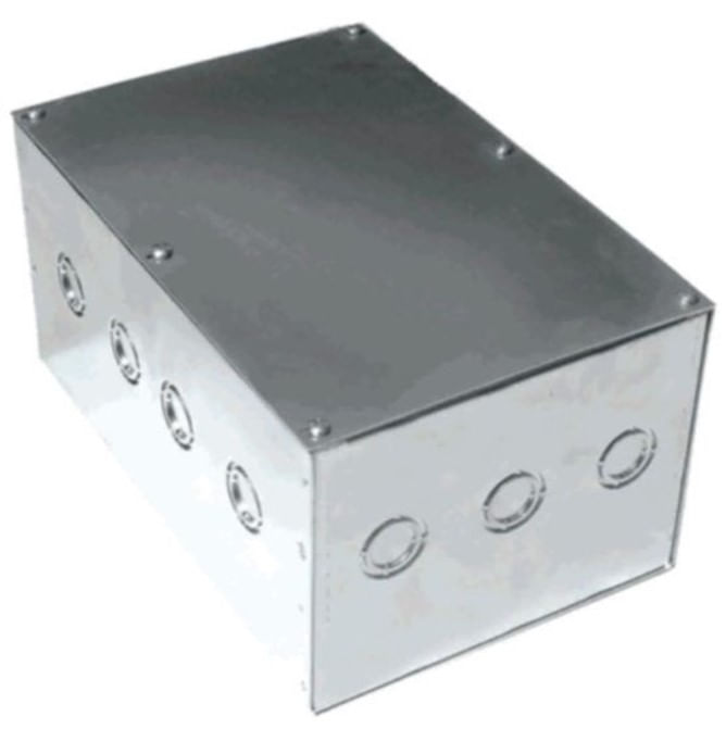 Caja Electro Galvanizada 300x200x150mm Con Tapa — Crompton — Crompton