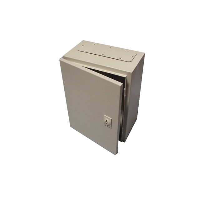 TABLERO METALICO 400X300X200MM IP65 con placa MONTAJE CROMPTON — Crompton