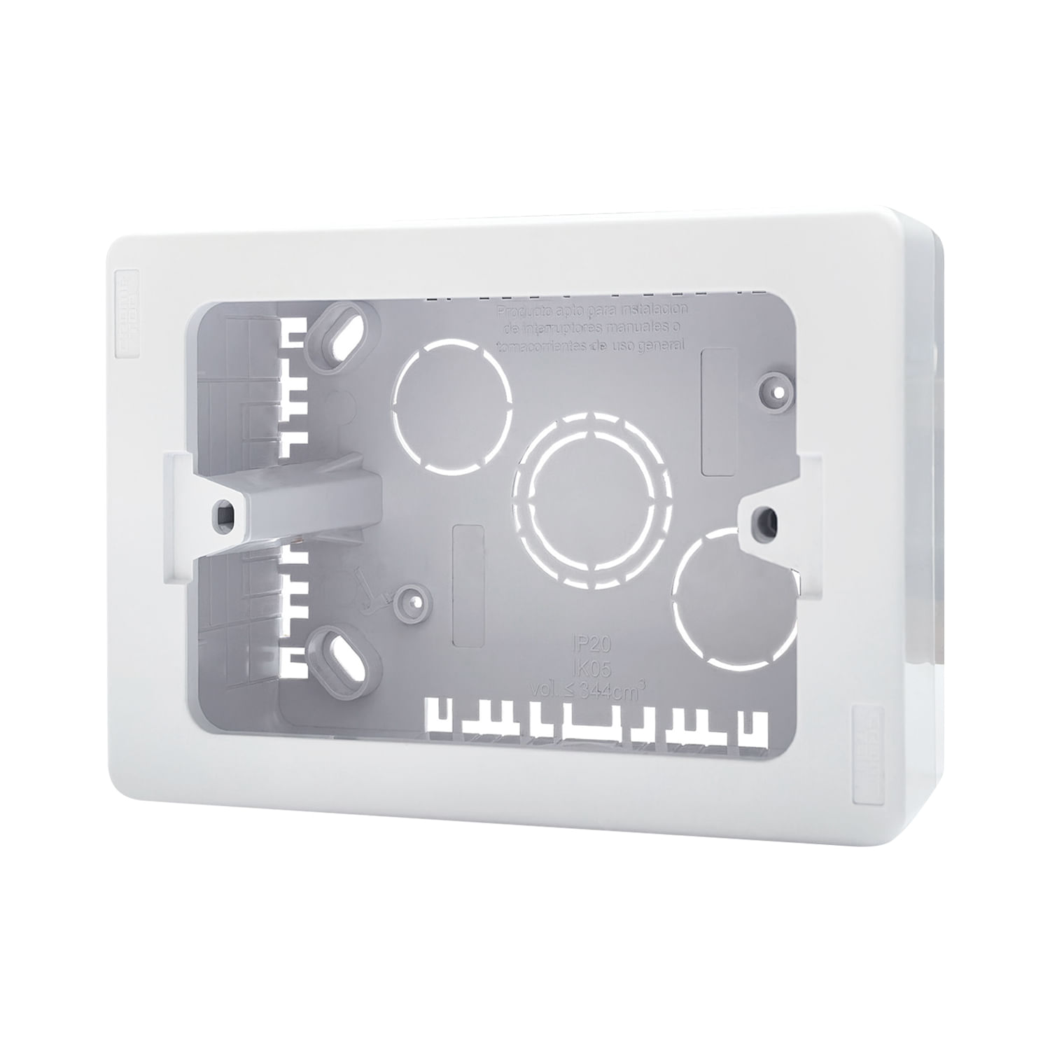 Caja Chuqui Sobrepuesta 125x85x50mm Libre de Halogenos (333295) — Crompton