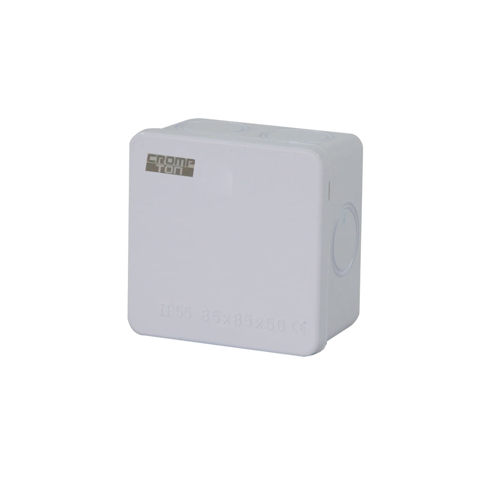 Caja Estanca Cuadrada 85x85x50mm IP65 Lisa (con Conos) LS0H — Crompton — Crompton