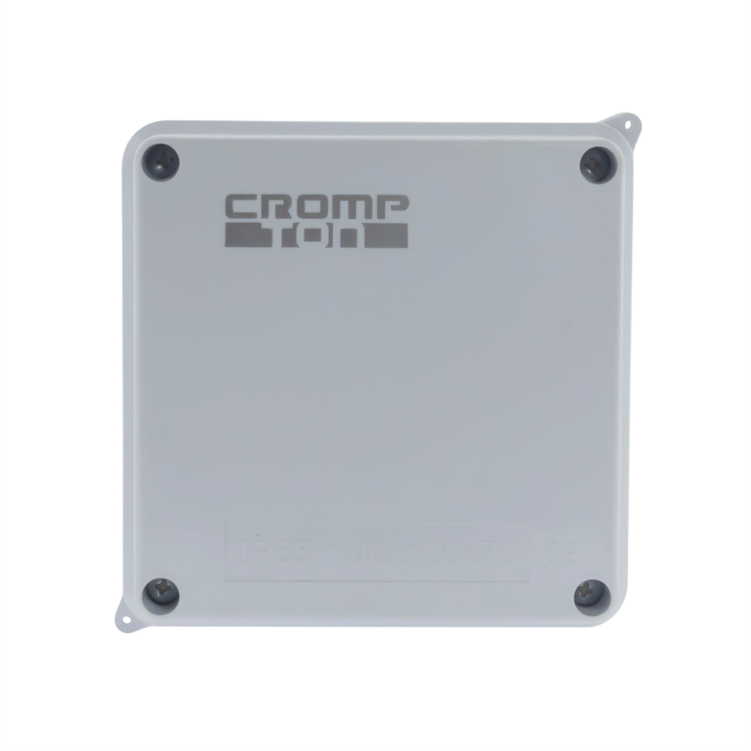 Caja Estanca Cuadrada 100x100x70mm IP65 Lisa (con Conos) LS0H — Crompton — Crompton