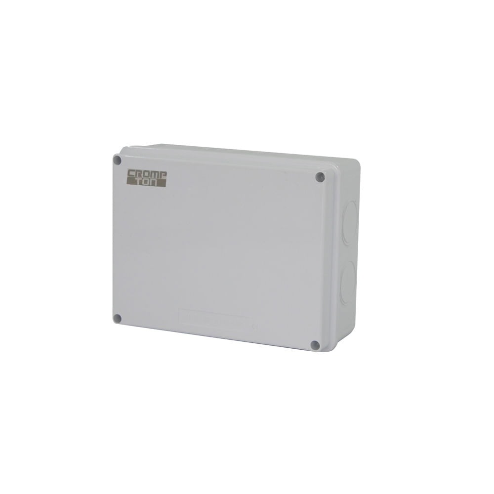 Caja Estanca Rectangular 200x155x80mm IP65 Lisa (con Conos) LS0H — Crompton — Crompton