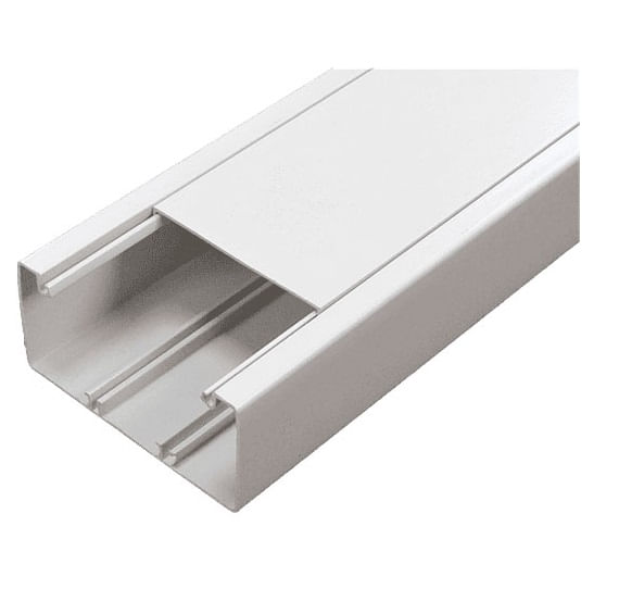 Bandeja PVC 100x50mm con Tapa Valor X Tira — Crompton — Crompton