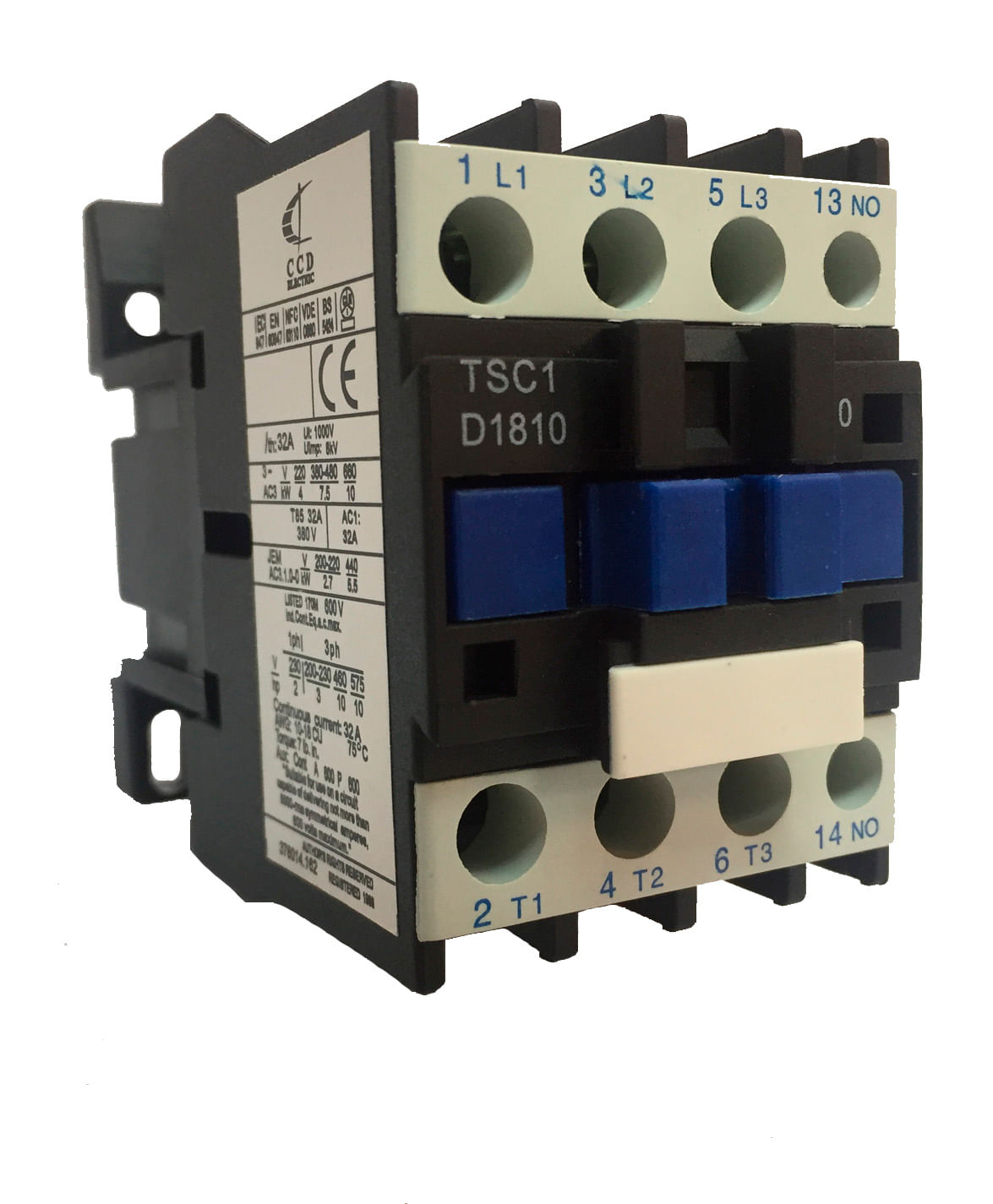 Contactor 3x18A bobina 220V 7.5KW — CCD