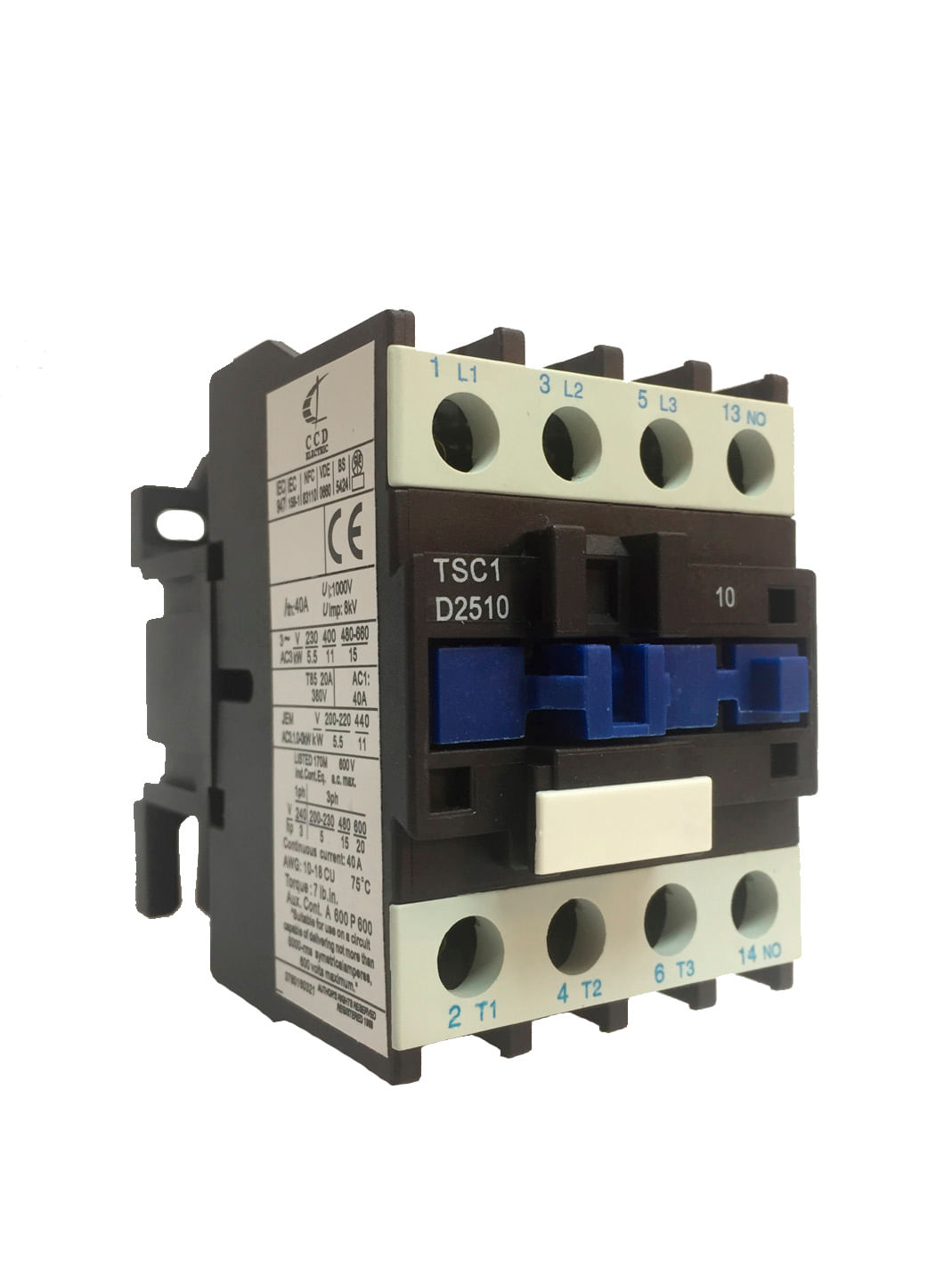 Contactor 3P 25A 15HP /11KW 220V TSC1/D25 ccd — CCD