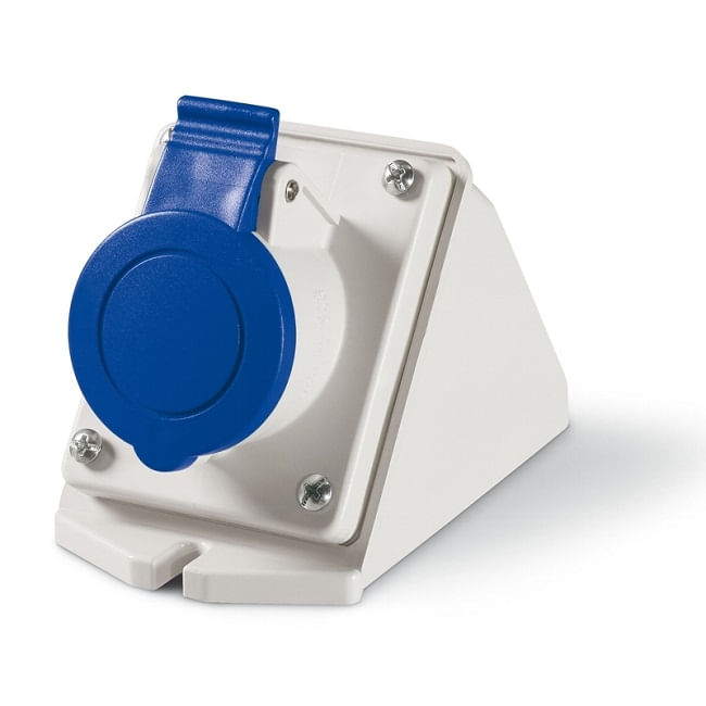 Enchufe Hembra Sobrepuesto 2P+T 16A 230V IP44 — Crompton — Crompton