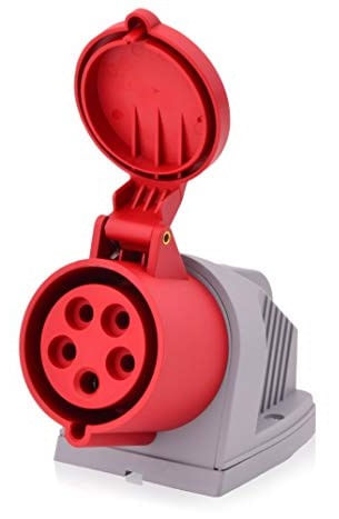 Enchufe Hembra Sobrepuesto 3P+N+T 32A 415V IP44 — Crompton — Crompton