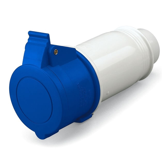 Enchufe Hembra Volante 2P+T 16A 220V IP44 — Crompton — Crompton
