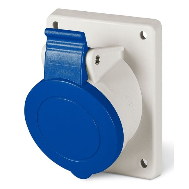 Enchufe Hembra Embutido 2P+T 16A 230V IP44 — Crompton — Crompton