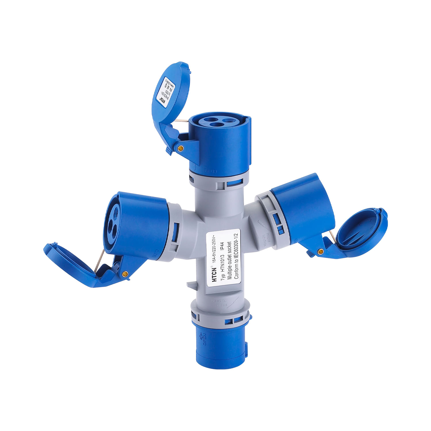 Multiplicador 2P+T 16A 230V IP44 — Crompton — Crompton