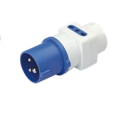 Adaptador Entrada Macho 2P+T 16A Salida Triple 10/16A 220V — Crompton — Crompton