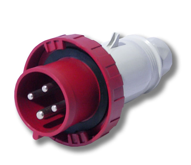 Enchufe Macho Volante 3P+T 16A 380V IP67 — Crompton — Crompton