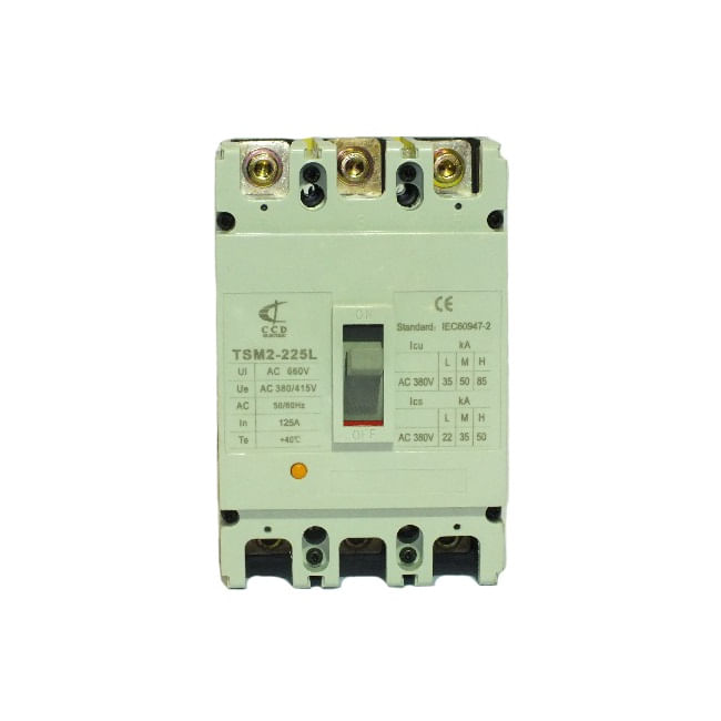Interruptor Automático Caja Moldeada 3P 125A 35kA (363886) — CCD