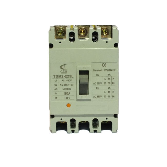 Interruptor Automático Caja Moldeada 3P 160A 35kA (363888) — CCD