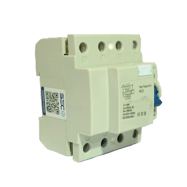 Interruptor Diferencial 4P 40A 30mA CCD (364021) — CCD