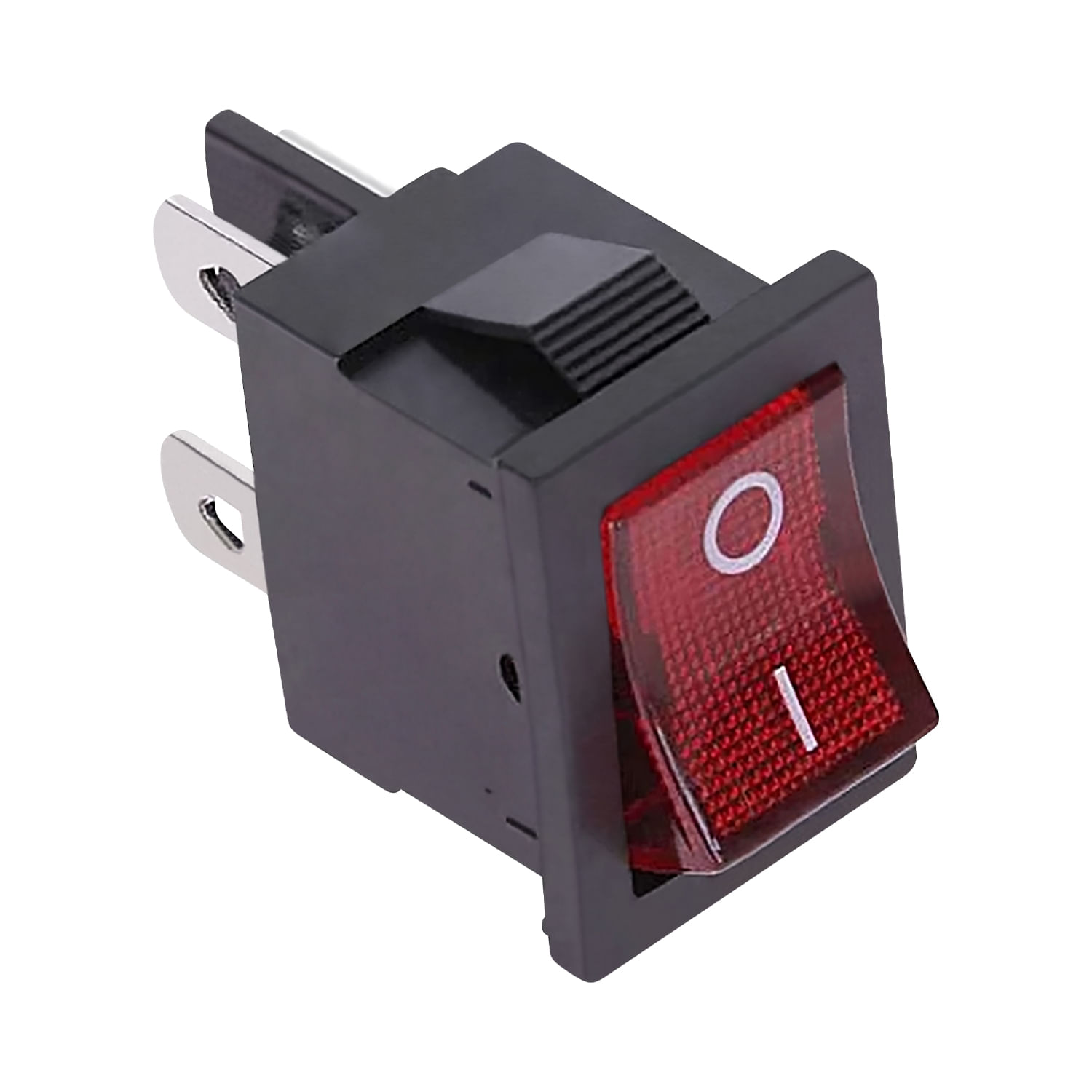 Interruptor Simple 6A 220V Rojo KCD7-212 CCD (365625) — CCD