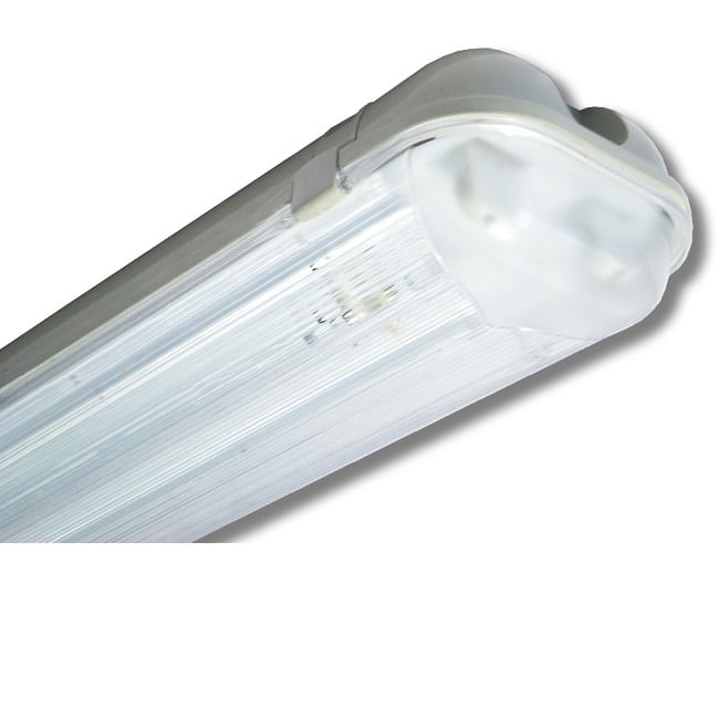 Equipo Estanco T8 2x18W IP65 Policarbonato Be Technolamp (366015) — TechnoLamp