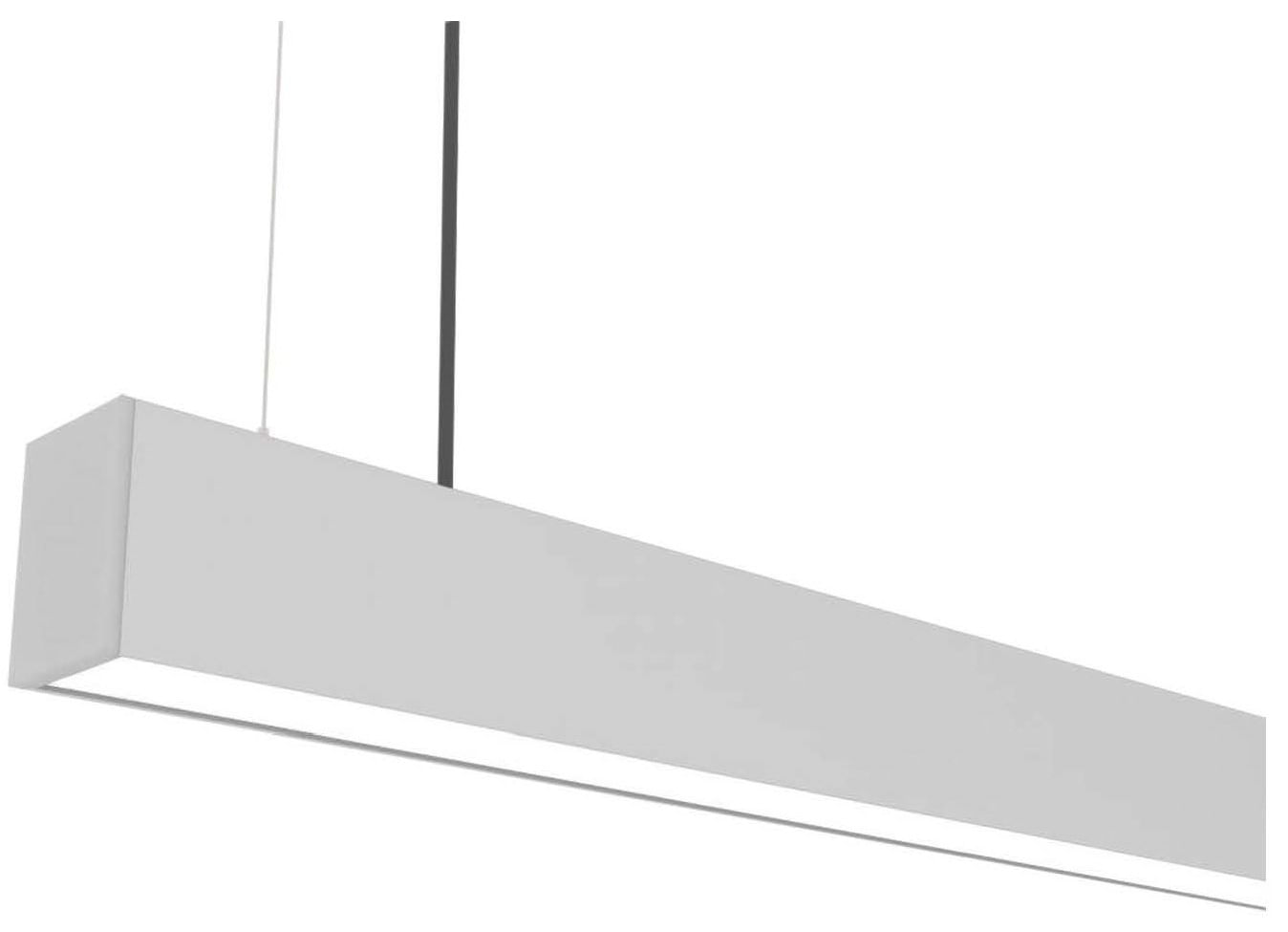 Luminaria LED Lineal Berna 50W 1800mm 6500lm Switch 3000K/4000K Gris Technolamp (366072) — TechnoLamp