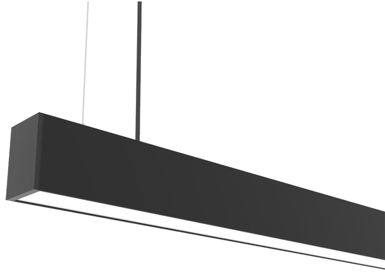 Luminaria LED Lineal Berna 24W 600mm 3120lm Switch 3000K/4000K Negro Technolamp (366074) — TechnoLamp