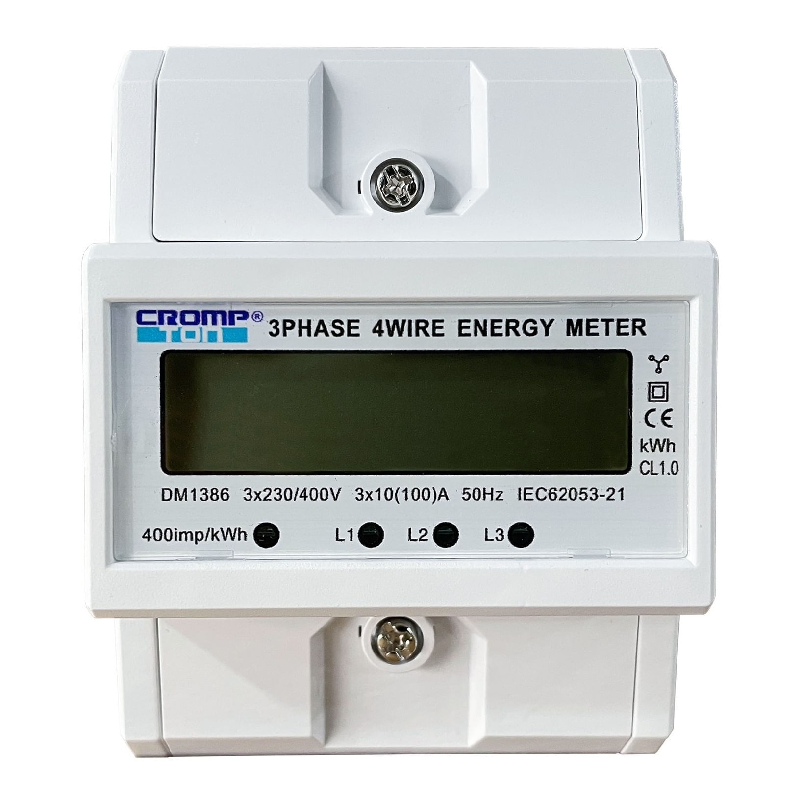 Contador de Energia Trifasico Directo 100A Digital (371620) — Crompton