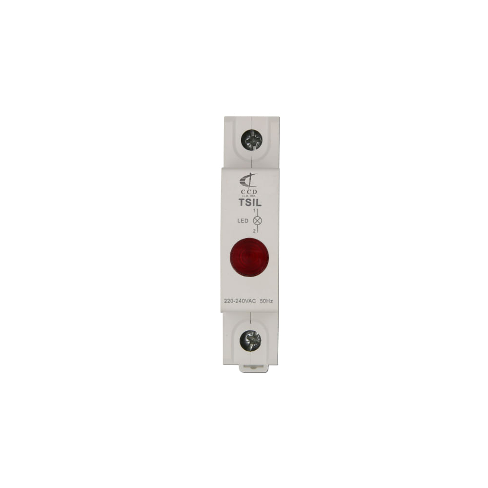 Piloto Rojo 220V a Riel DIN CCD (376840) — CCD