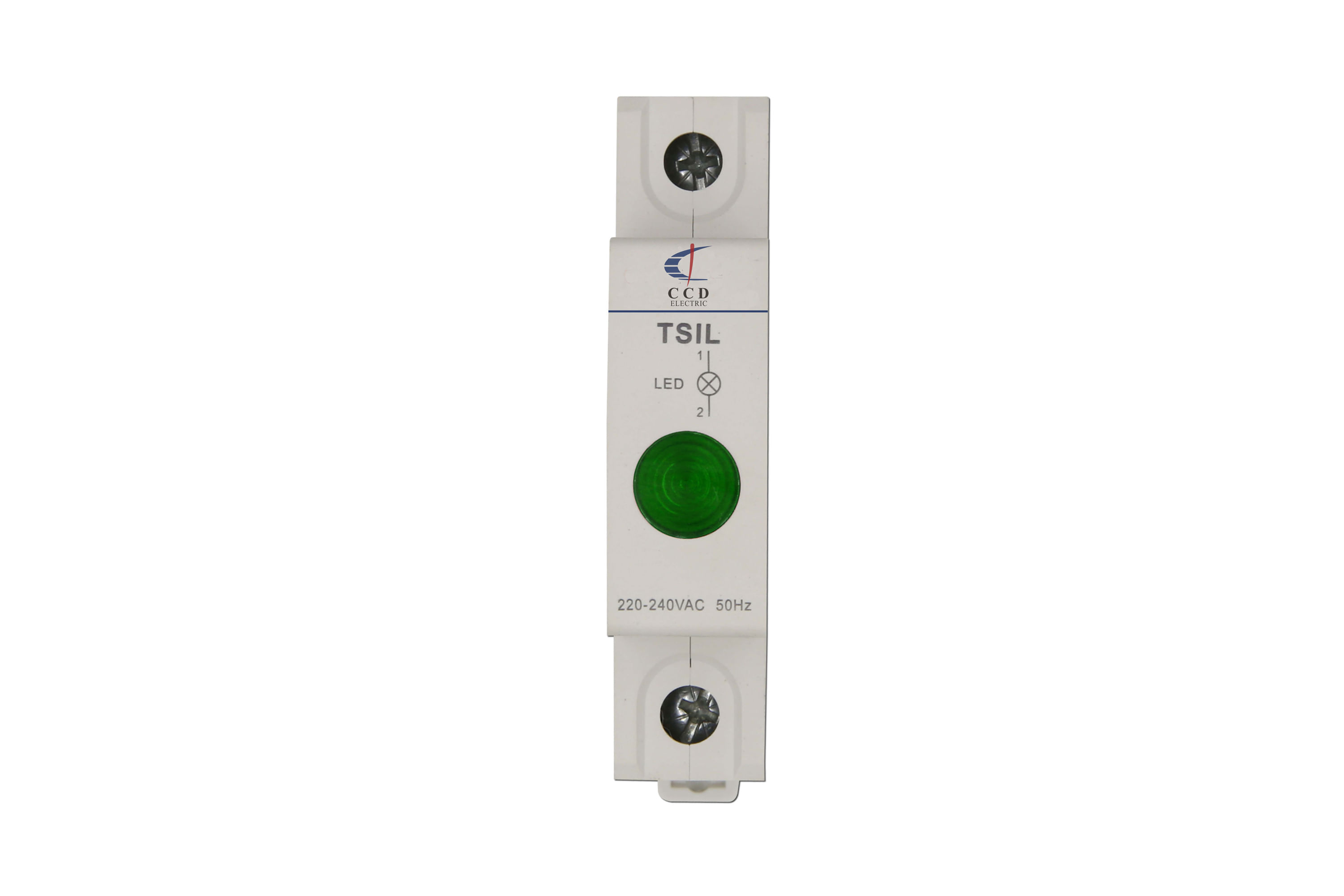Piloto Verde 220V a Riel DIN CCD (376841) — CCD