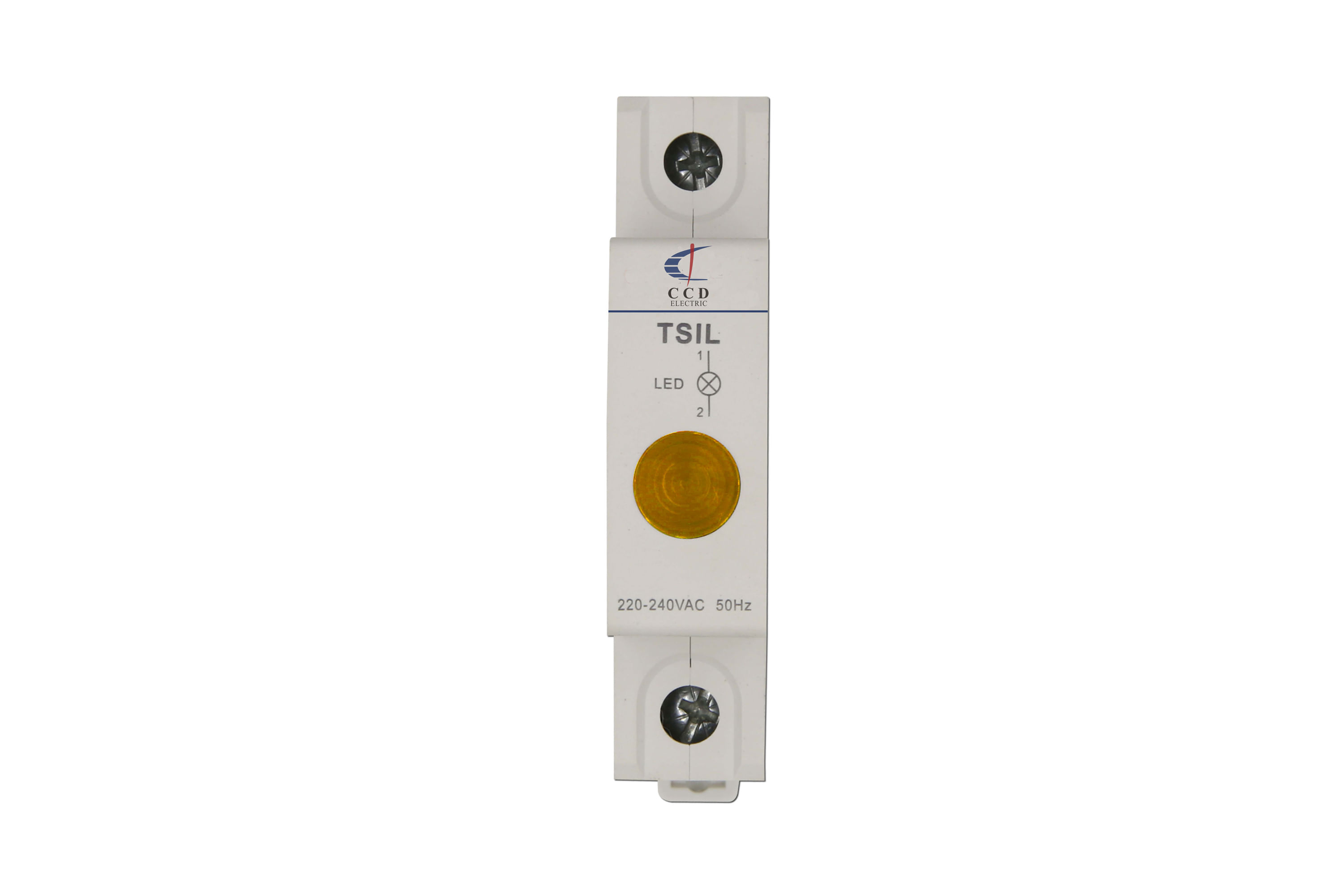 Piloto Amarillo 220V a Riel DIN CCD (376842) — CCD