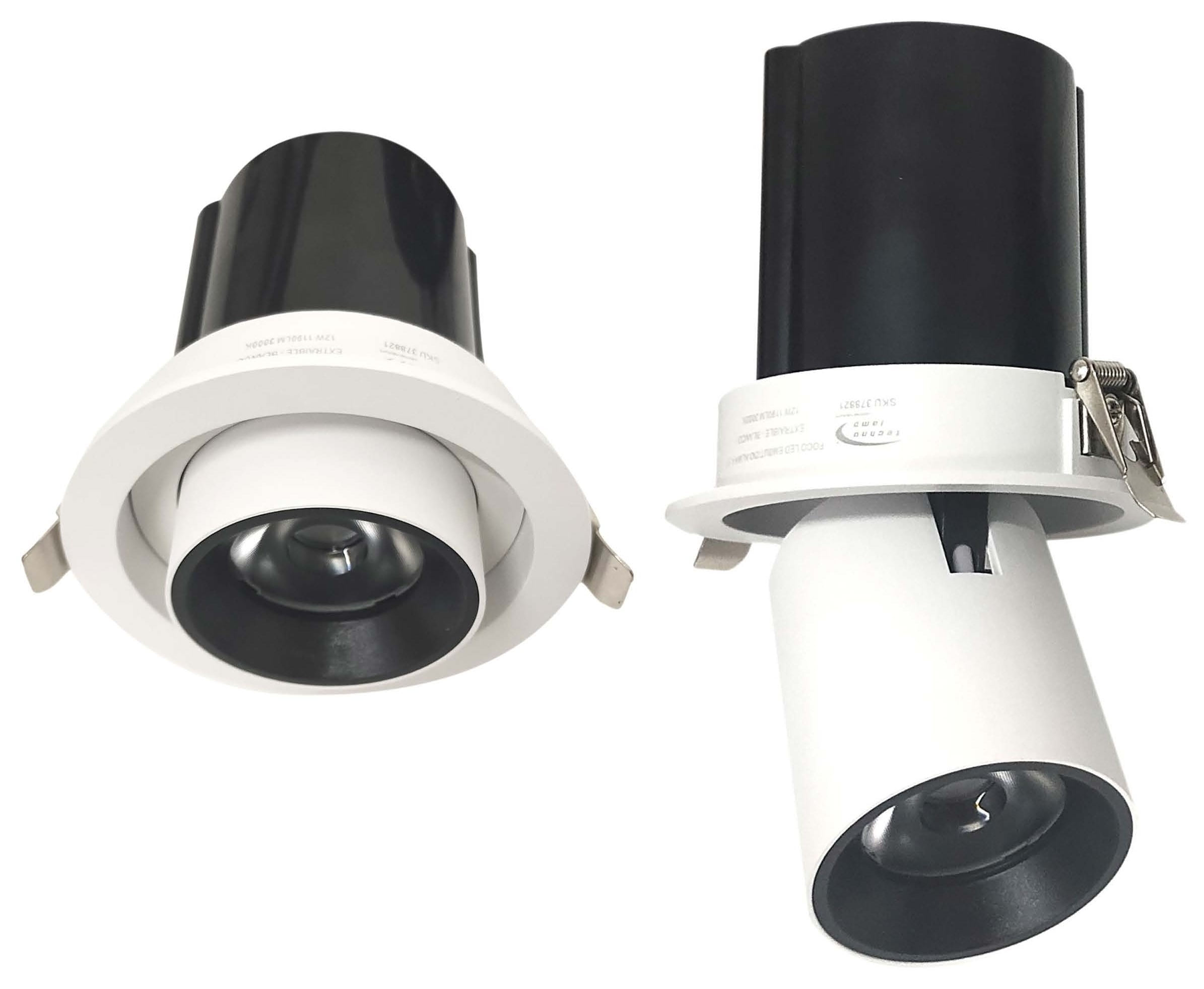 Foco LED Embutido Extraible Alma 4,5″ 12W 3000K 1190lm Blanco Technolamp (378821) — TechnoLamp