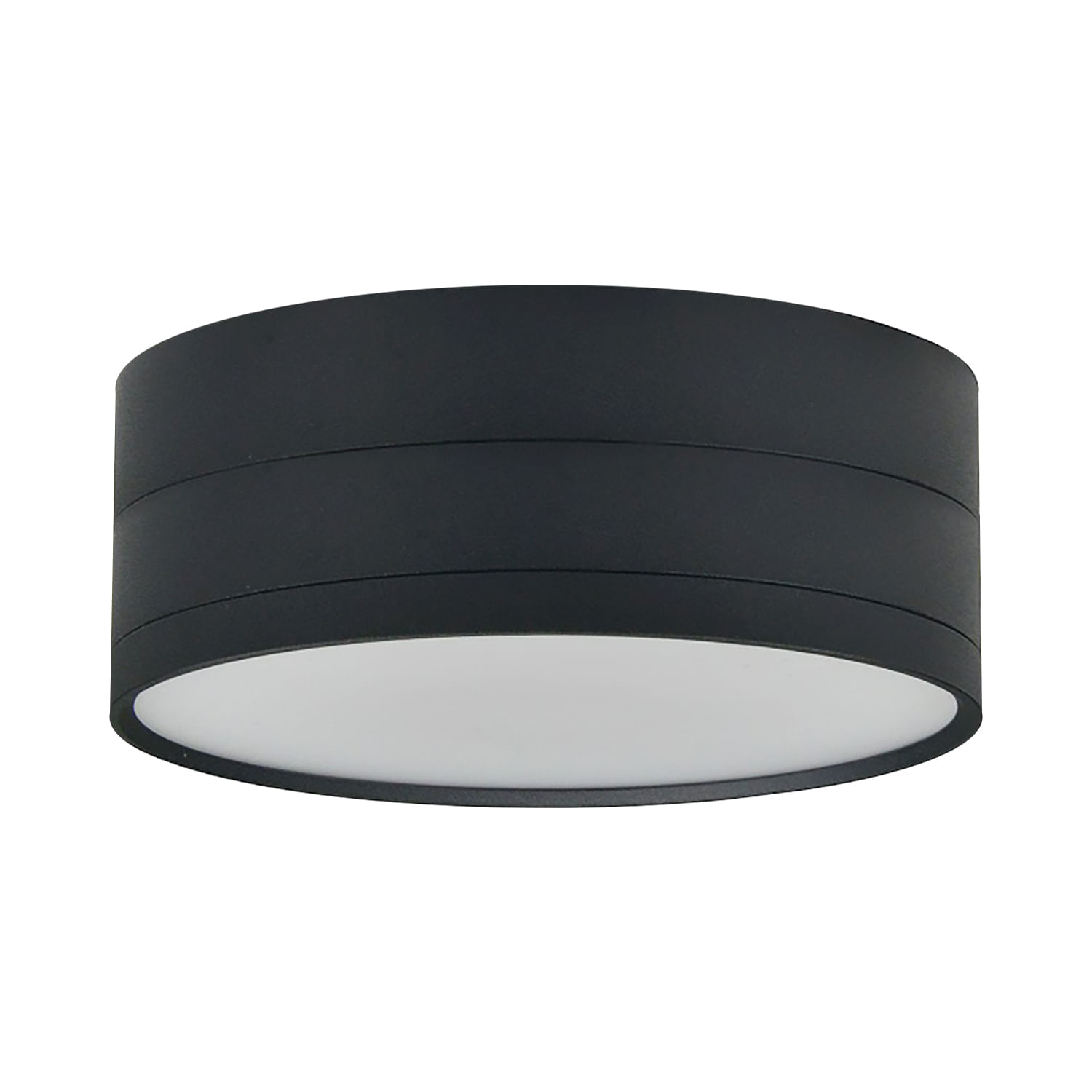 Foco LED Sobrepuesto 12W 1070lm 3000K Negro Sigma IP44 Technolamp (378825) — TechnoLamp