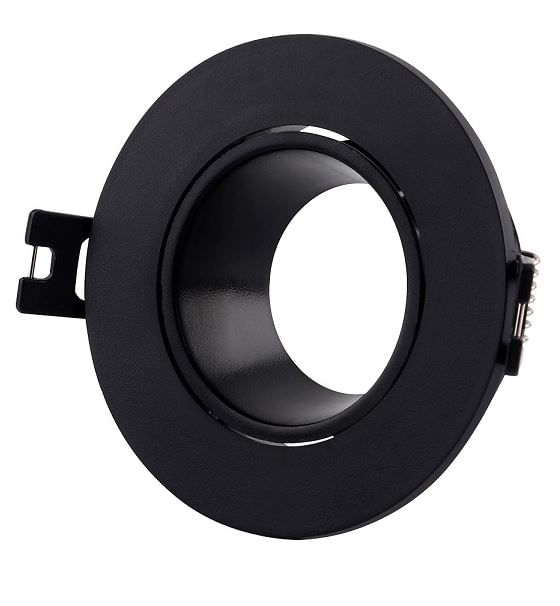 Bisel Optica Profunda Orientable GU10 Atlas Negro Technolamp (378843) — TechnoLamp