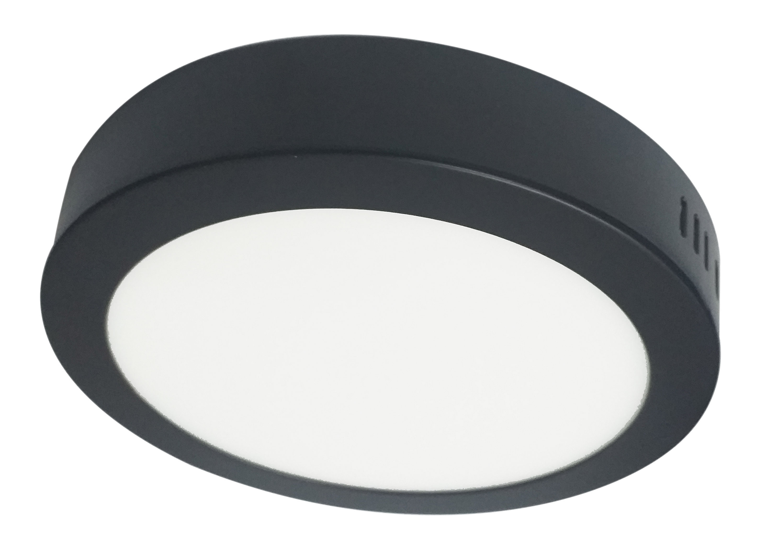 Foco LED Sobrepuesto 12W 16cm Diametro 3000K 840lm Negro 100-240V Technolamp (378852) — TechnoLamp