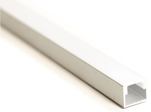 Perfil ALUMINIO NATURAL SOBREPUESTO PARA CINTA LED 3MTS. 12mmX9,9mm TECHNOLAMP — TechnoLamp