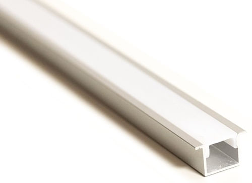 Perfil ALUMINIO NATURAL EMBUTIDO PARA CINTA LED 3MTS. 12mmX9,9mm TECHNOLAMP — TechnoLamp