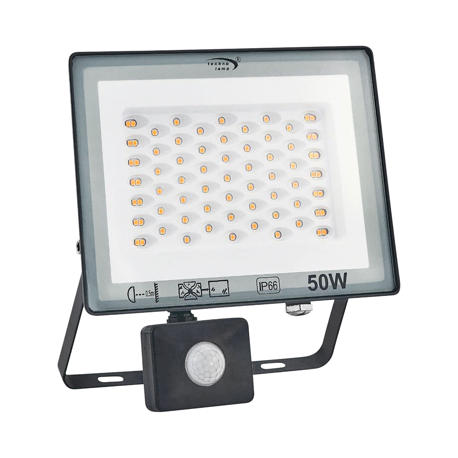 Proyector LED 50W 3000K 5750lm Sensor IP66 IK08 Dl Gen Ii Technolamp (378985) — TechnoLamp