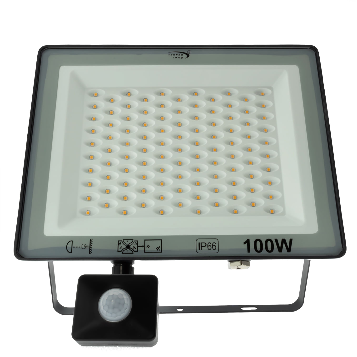 Proyector LED 100W 3000K 11500lm Sensor IP66 IK08 Dl Gen Ii Technolamp (378988) — TechnoLamp
