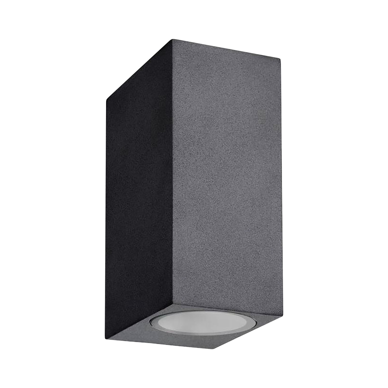 Aplique Brick 2XGU10 IP44 Negro Opal Technolamp (378998) — TechnoLamp