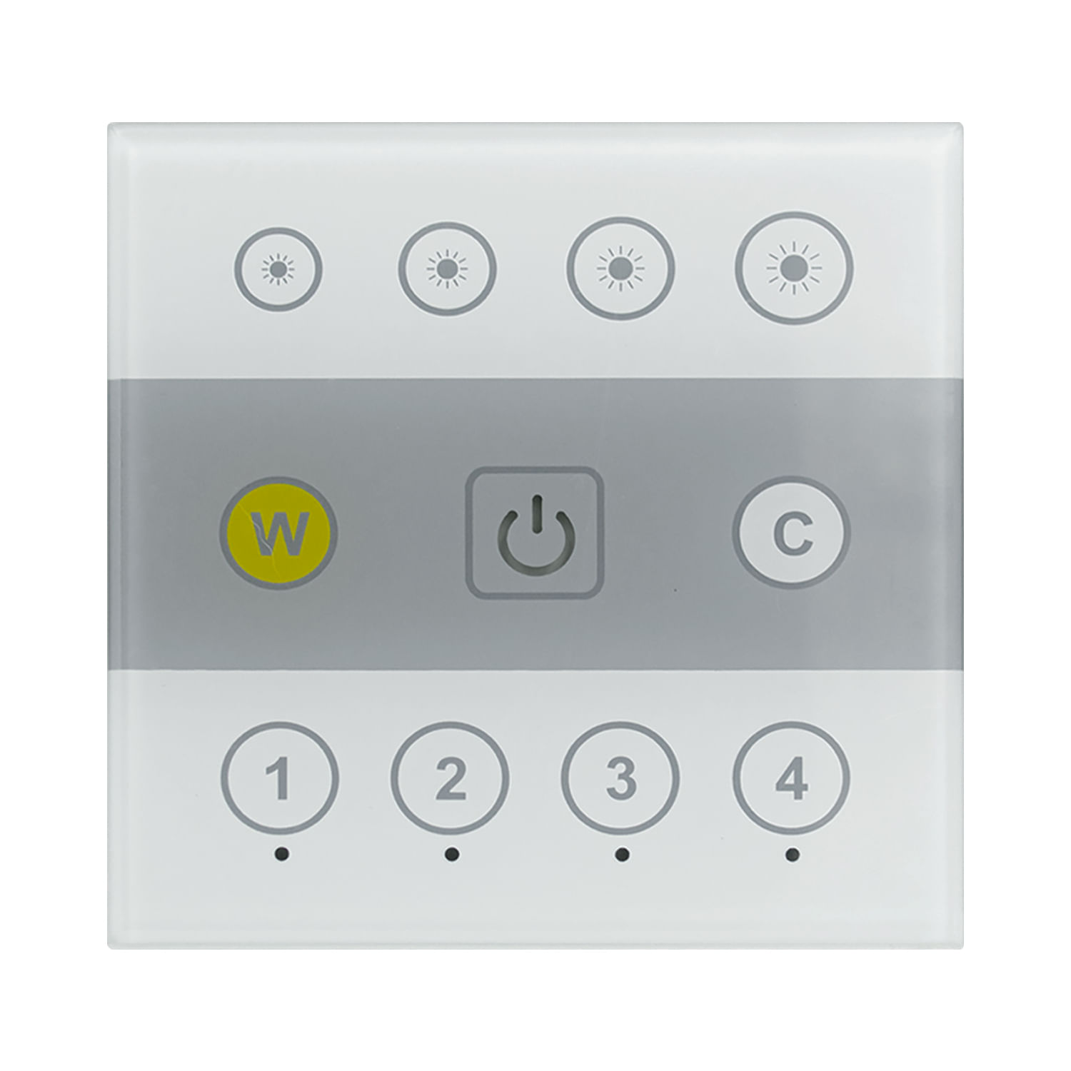 Control Muro CCT y Dimmer para Foco LED Panal 2.4GHz Technolamp (379009) — TechnoLamp