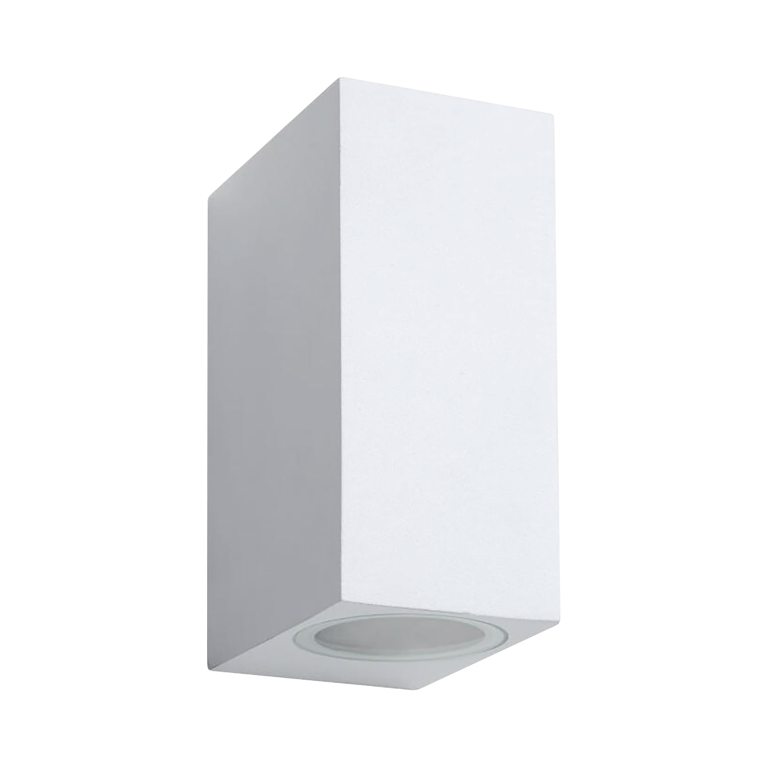 Aplique Brick 2XGU10 IP44 Blanco Opal Technolamp (379066) — TechnoLamp