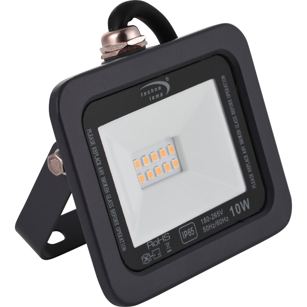 Proyector LED 10W 3000K 1000lm IP65 IK10 Slim Dl Technolamp (379085) — TechnoLamp