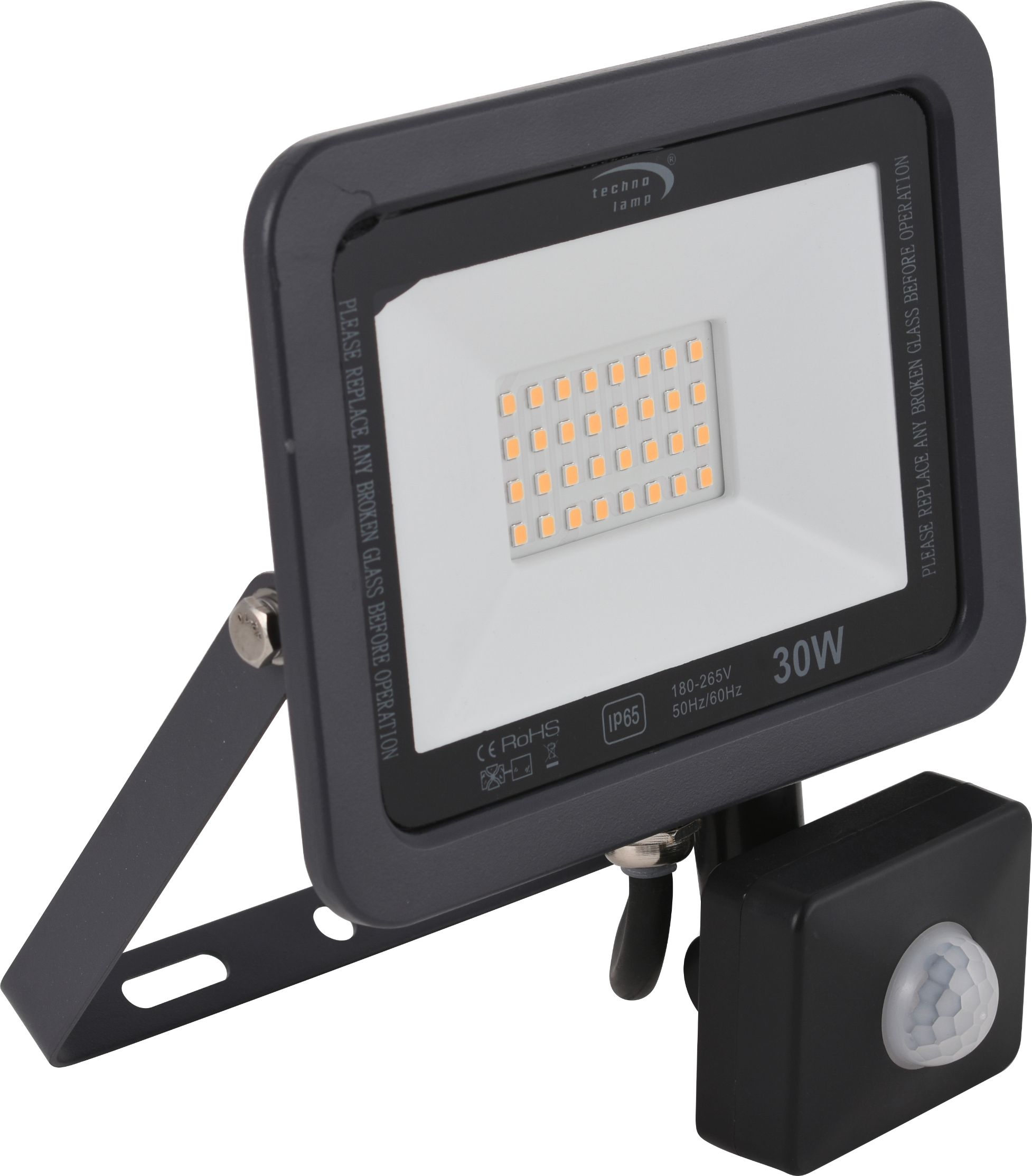 Proyector LED 30W Sensor 3000K 3000lm IP65 IK10 Slim Dl Technolamp (379090) — TechnoLamp