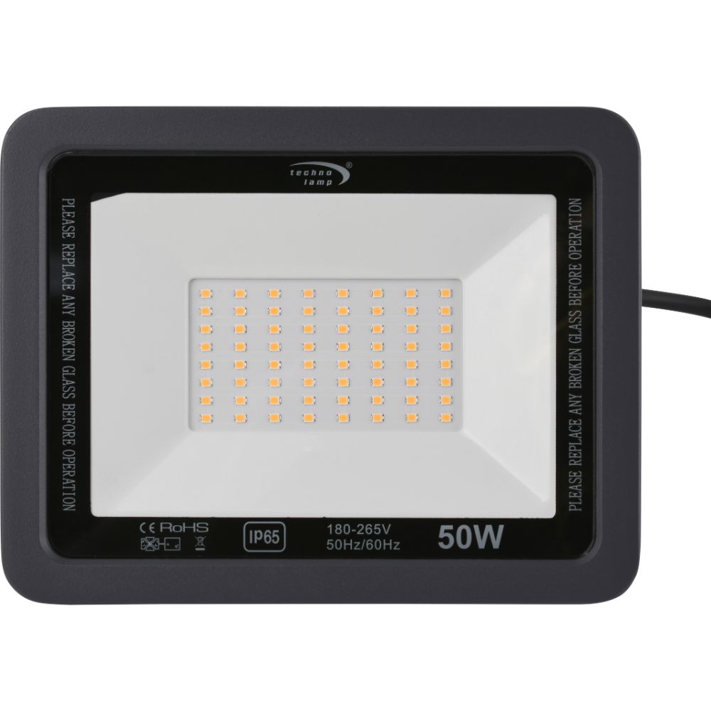 Proyector LED 50W 3000K 5000lm IP65 IK10 Slim Dl Technolamp (379091) — TechnoLamp