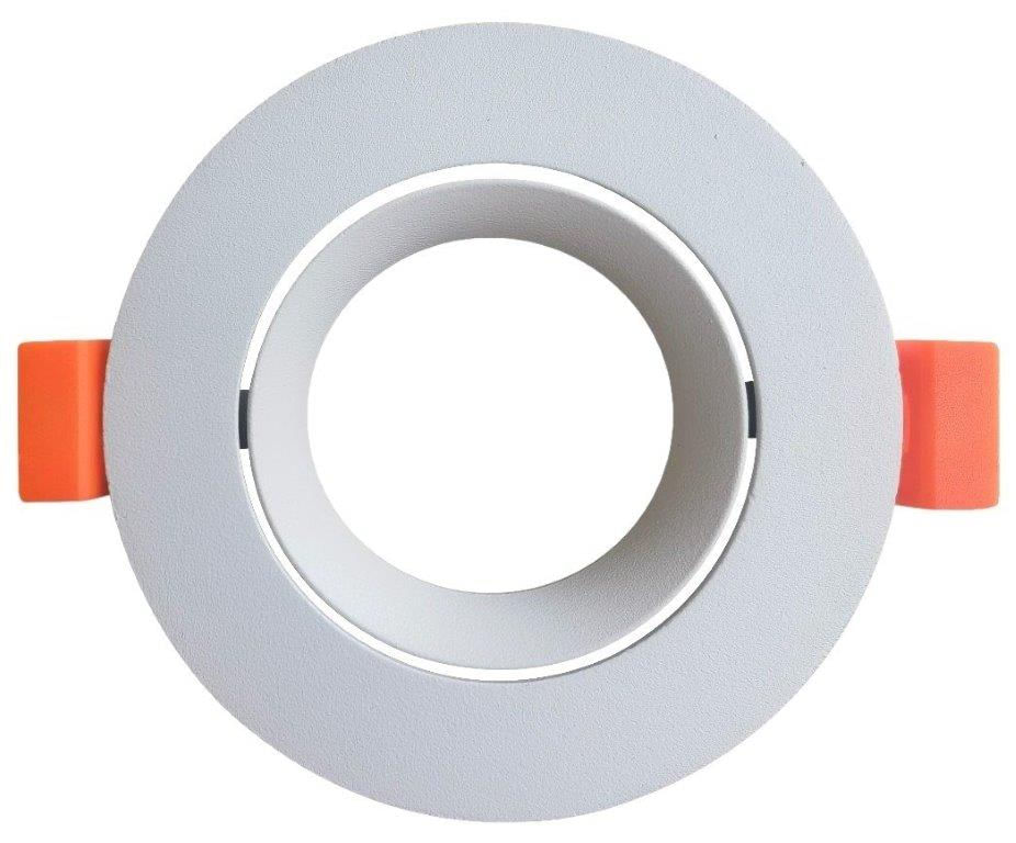 Bisel Orientable Evo Blanco IP20 con Base GU10 Technolamp (379106) — TechnoLamp