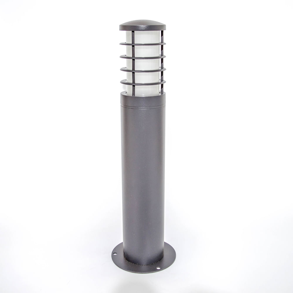 Foco Pedestal Bollard E27 IP54 Gris Technolamp (379134) — TechnoLamp