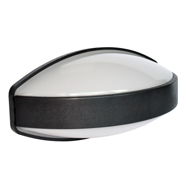 Aplique LED Mural 6W Negro IP54 Technolamp (379312) — TechnoLamp