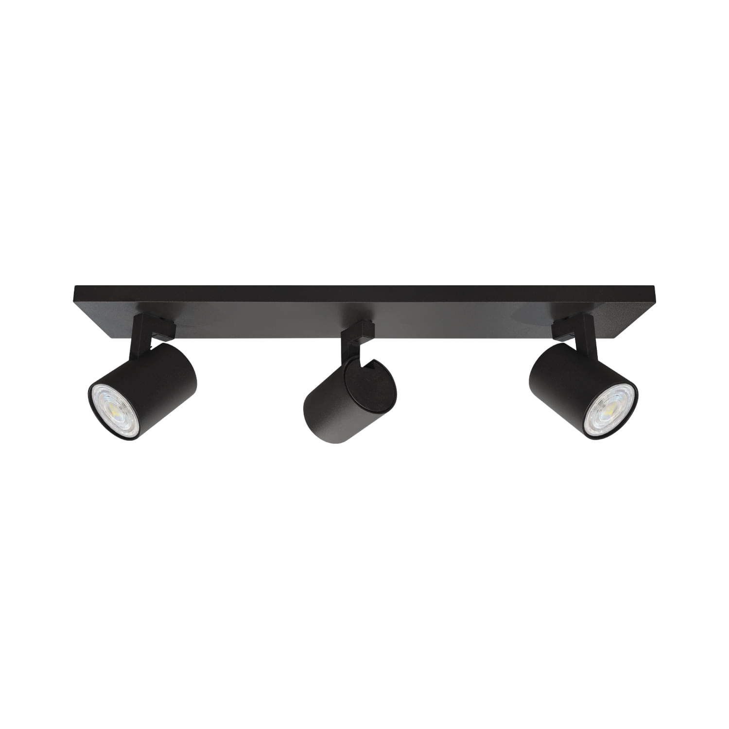 Foco Sobrepuesto Triple Muro/cielo Technolamp Dirigible Muca Negro (379485) — TechnoLamp