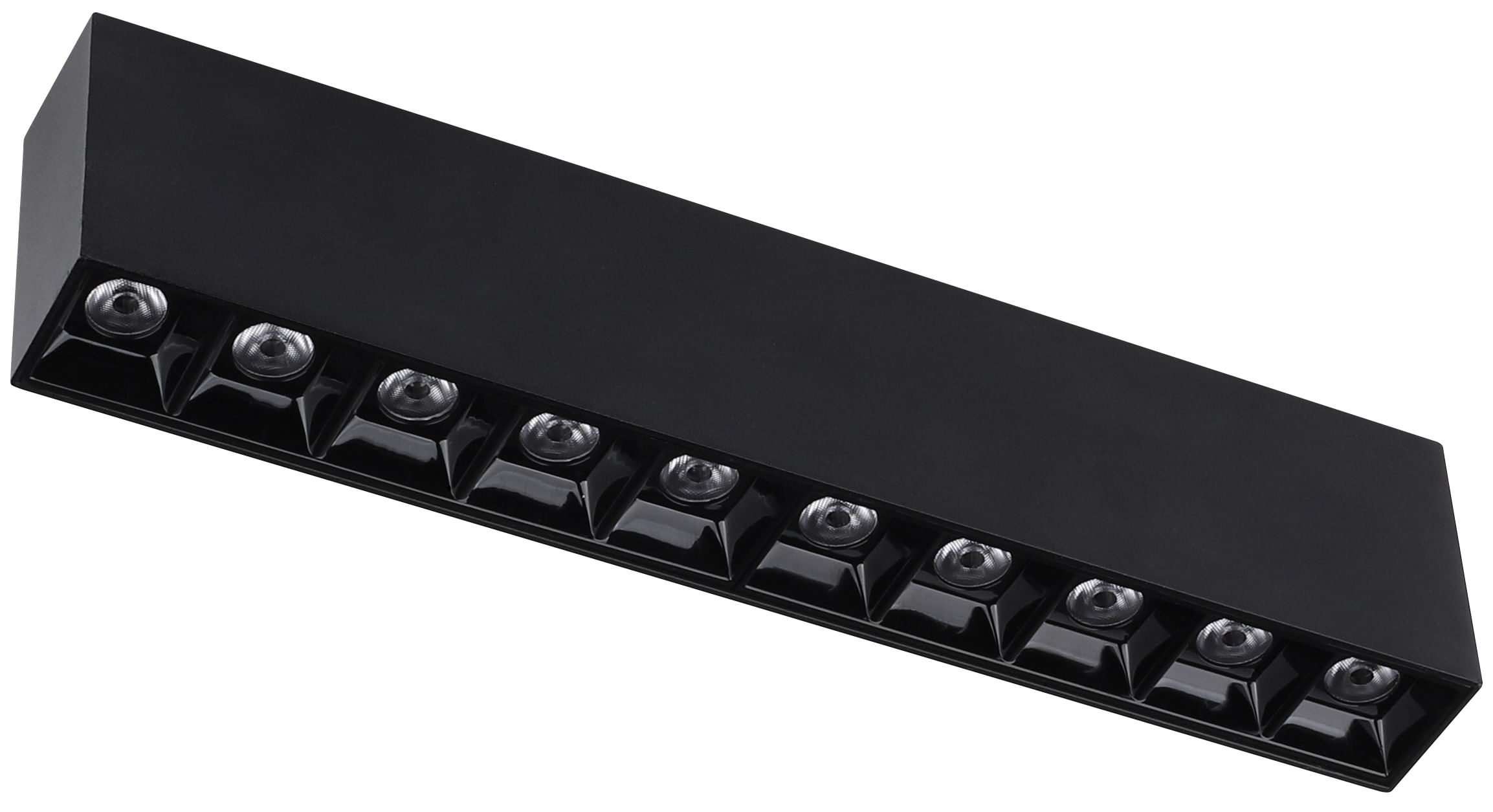 Foco Sobrepuesto LED Alfa 24° 20W 27cm 3000K 2000lm IP40 Negro Technolamp (379564) — TechnoLamp