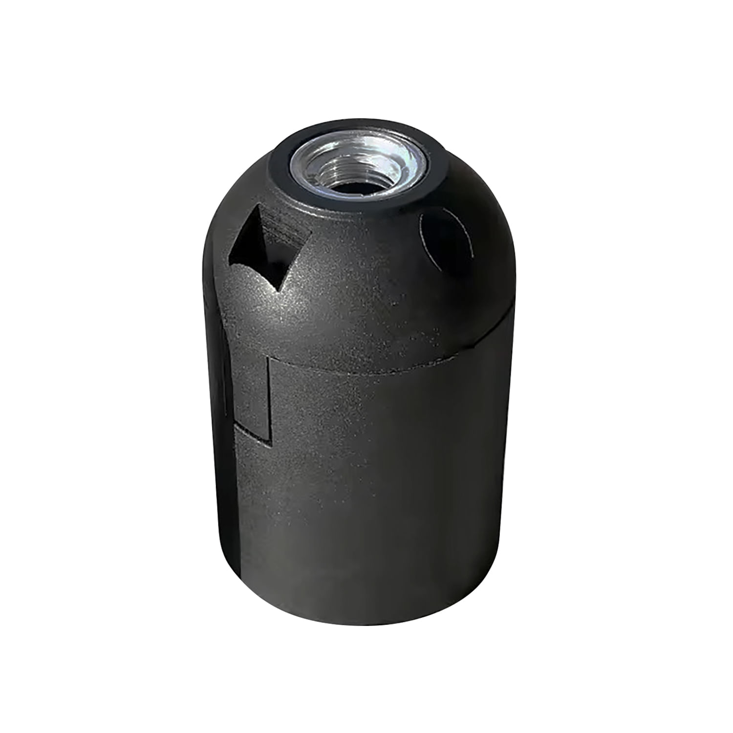 Portalampara Plastico E27 Negro — Crompton — Crompton