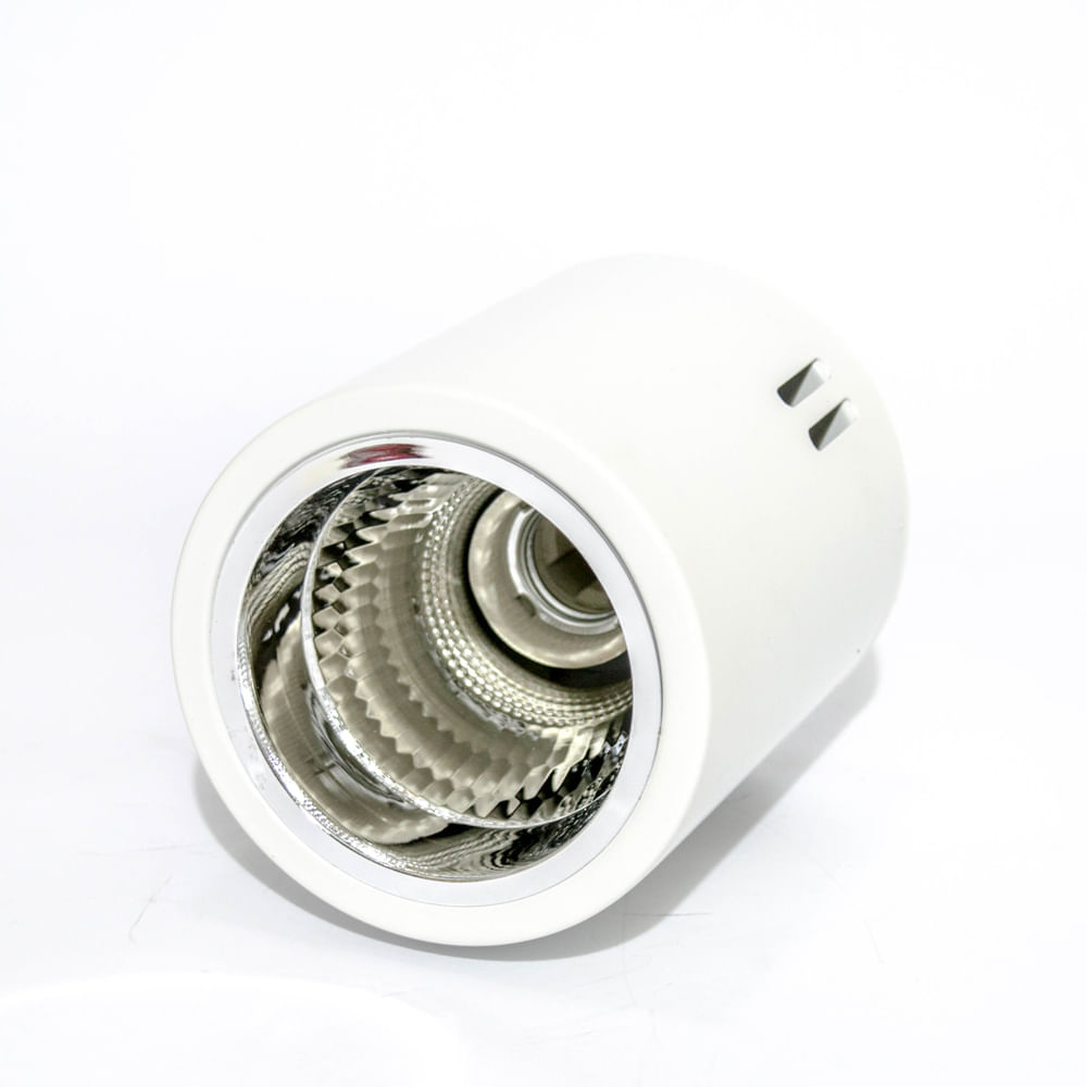 Foco Sobrepuesto E27 Redondo Blanco Technolamp (380874) — TechnoLamp