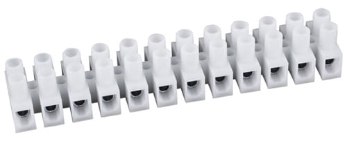 Regleta Conexión 12mm 12 Ctos 16A 400V Halofree Blanco — Crompton — Crompton